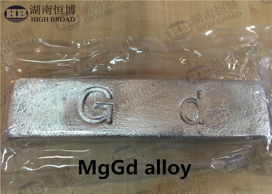 MgGd30٪ MgGd25٪ سبيكة سبيكة المغنيسيوم جادولينيوم سيد سبيكة سبيكة الحبوب تكرير