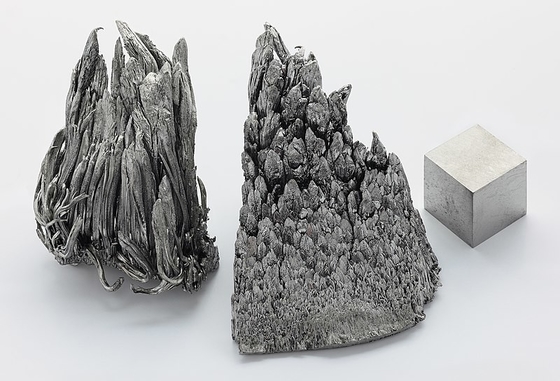 Ytterbium Metal Yb الأرض النادرة معدن مقاوم لدرجة الحرارة العالية
