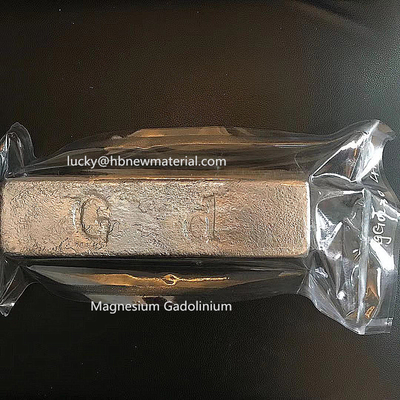 المغنيسيوم سبائك الجادولينيوم MgGd25 MgGd30 لتحسين الخواص الفيزيائية لمنتج المغنيسيوم
