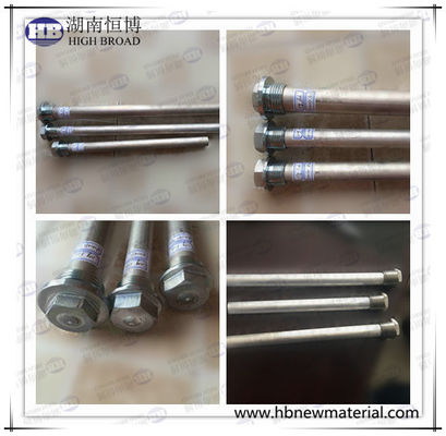 22mm قطر 900mm الطول عصا المنود المغنيسيوم مع 3/4 "NPT خيط لحماية سخان المياه الشمسية