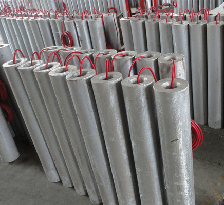 الحماية من التآكل مضخة الحرارة من سبيكة AZ / HP خزان سخان المياه بطاقة MMO بطاقة Anode Titanium مع Mg Rod
