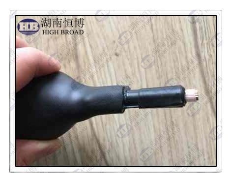 قطب موجب مرن من البوليمر الموصل مع قطب موجب سلك MMO/Ti من الدرجة I/II ASTM B348 للحماية الكاثودية بالتيار المطبق وخرج تيار 52mA/m