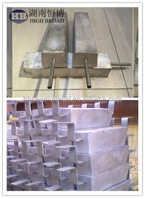 ISO9001:2008 Certified Sacrificial Aluminum Bracelet Anode for Galvanic Corrosion Protection with GB/T 4948-2002 Standard