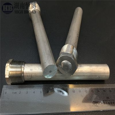10 غالون سخان المياه الساخنة الشمسية عصا المنود المغنيسيوم مع 3/4 "NPT x.84 x 32" و 1.8G / CM3 الكثافة