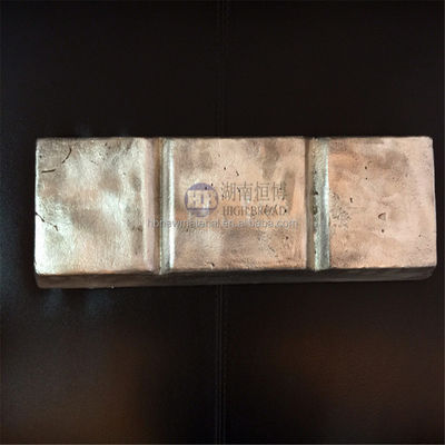 سبيكة سبيكة رئيسية من AlZn20% بالجملة بوزن 6-8 كجم لتنقية الحبوب في سبائك الألومنيوم