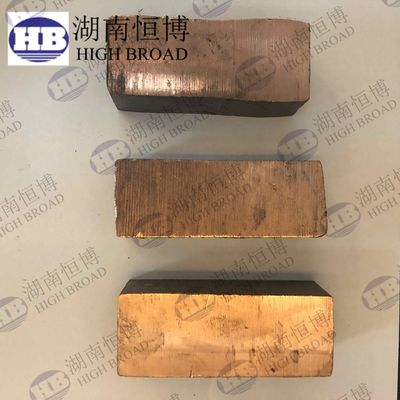 CuCd 10% سبيكة أم رئيسية نحاس كادميوم مُحسّن للحبوب مع تصليد بالترسيب لتطبيقات النحاس