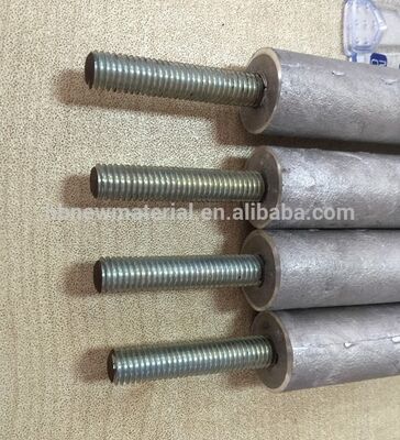 حزمة ثلاثية من قضبان الأنود المغنيسيوم 45 بوصة 3/4 NPT طقم صيانة سخان المياه مع مجموعة تركيب شريط تفلون مفتاح الربط