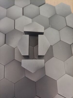 Hexagonal Interlocking Silicon Carbide Ballistic Tile with Precision Edge Mating for Enhanced Protection