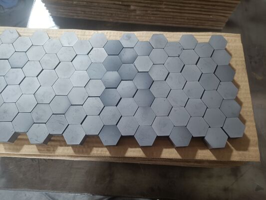 Cost Optimized Silicon Carbide Ballistic Tile NIJ Level III 100x100x8mm SiC Armor Plate