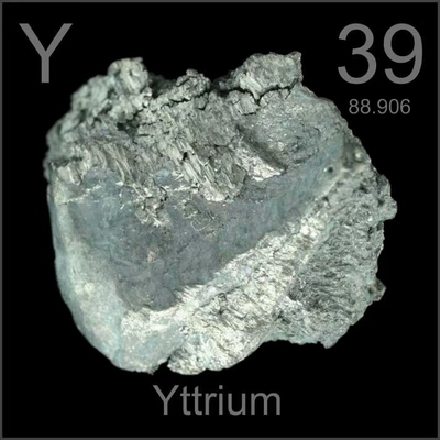 ليونة جيدة CAS 7440-65-5 Yttrium Metal 99.9