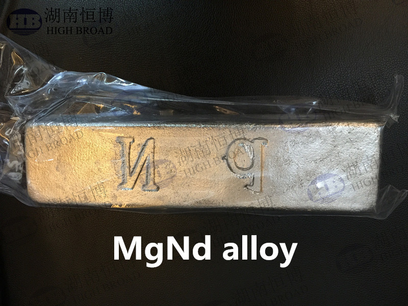 سبائك المغنيسيوم سيد النيوديميوم MgNd سبيكة تحسين قوة استطالة