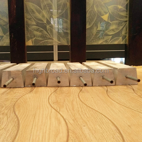 الحماية من التآكل مضخة الحرارة من سبيكة AZ / HP خزان سخان المياه بطاقة MMO بطاقة Anode Titanium مع Mg Rod