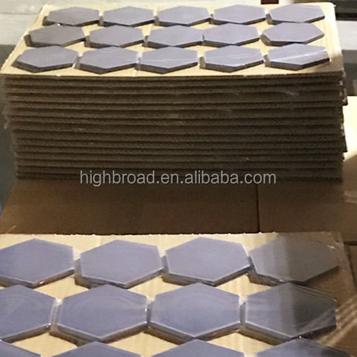 بلا ضغط صناع السيليكون الكربيد السيراميكي SW30x5mm صفيحة الدرع الباليستيكي الهكساجونال Tessellation