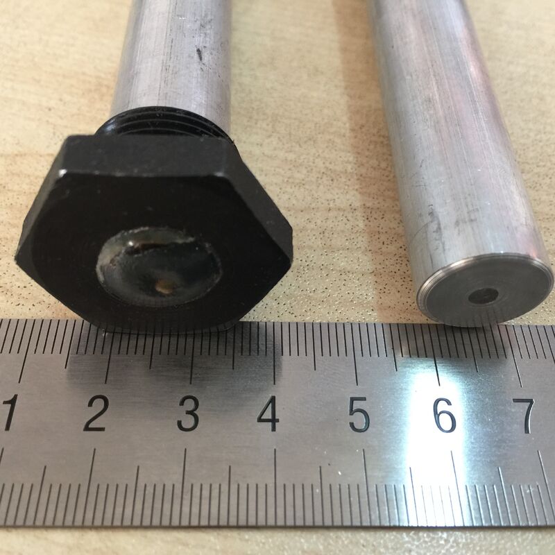 35mm سبيكة المغنيسيوم الثقيلة المهنية هيكس عصا الأندود M27 خيط 1200mm الصف البحري للمكثف البحري