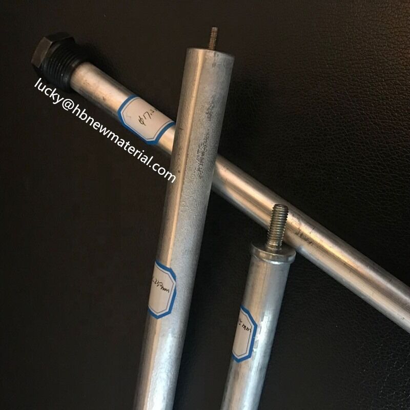 AZ63B قضيب الأنود المغنيسيوم المضحي 44 بوصة 3/4 NPT مع شريط PTFE طقم سخان المياه المركب المضاد للاستيلاء